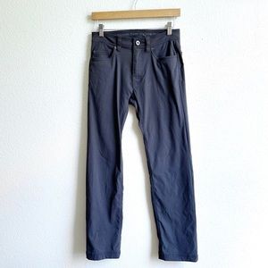 Prana Men's Slim Stretch Pants in Dark Gray